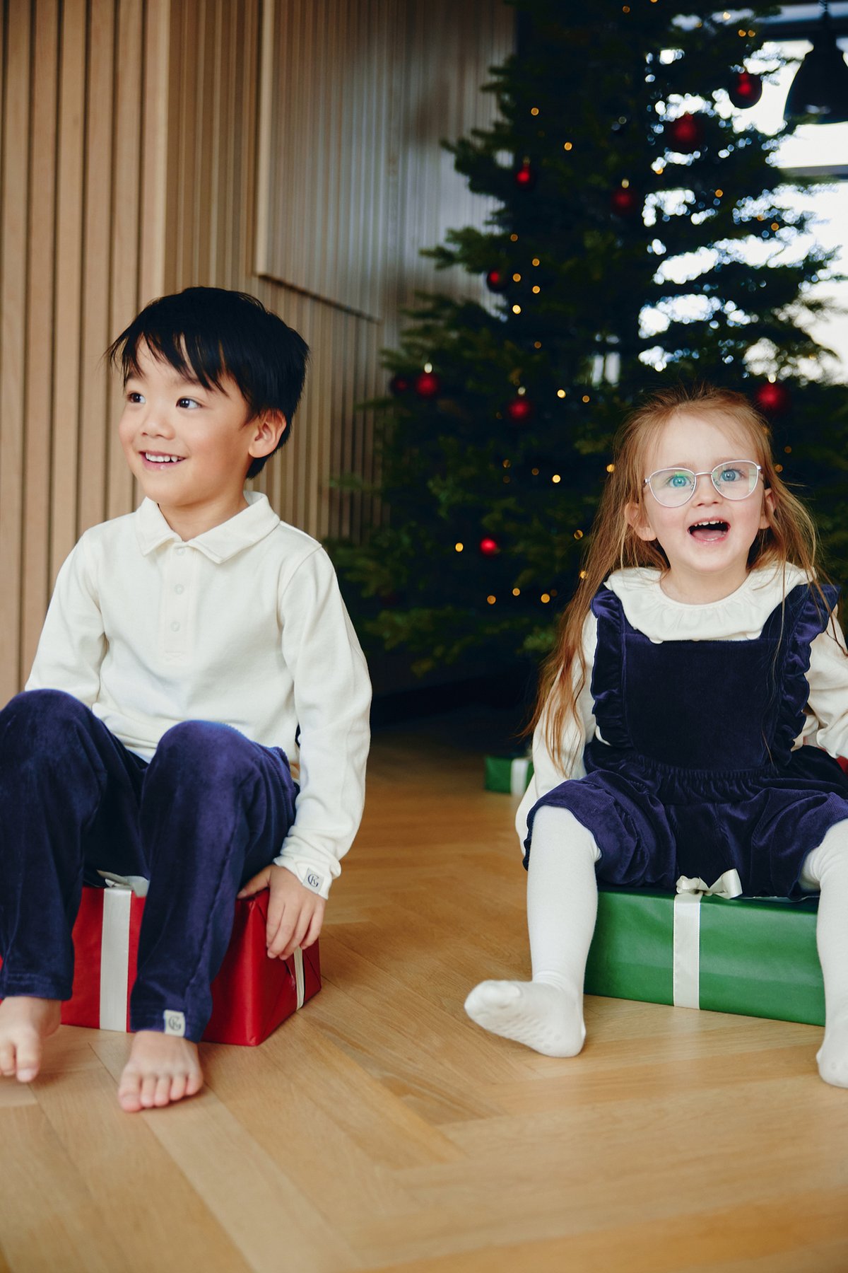 Gullkorn Olit Pant Marineblå