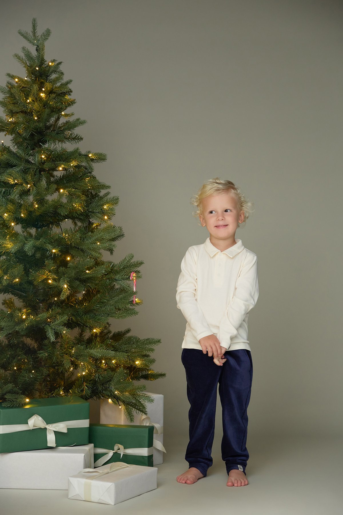 Gullkorn Olit Pant Marineblå