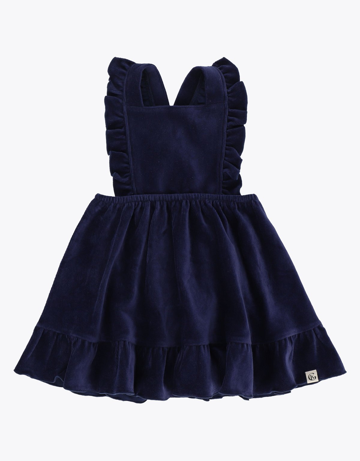 Gullkorn Olit Kjole Marineblå