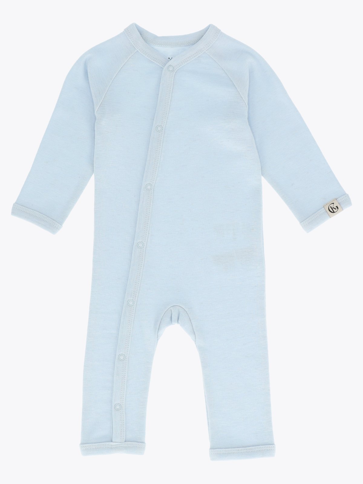 Gullkorn Vakke Ull Babydress Lys Blå