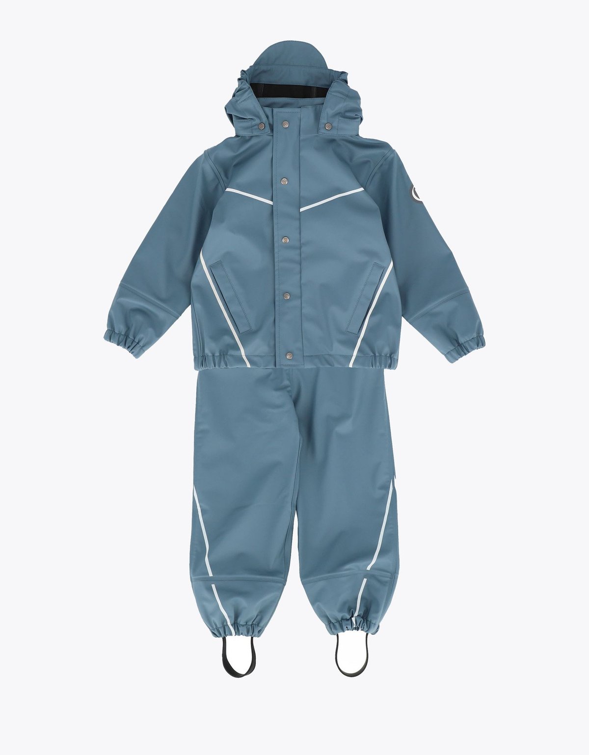 Gullkorn Slush Rainwear Set Denimblå