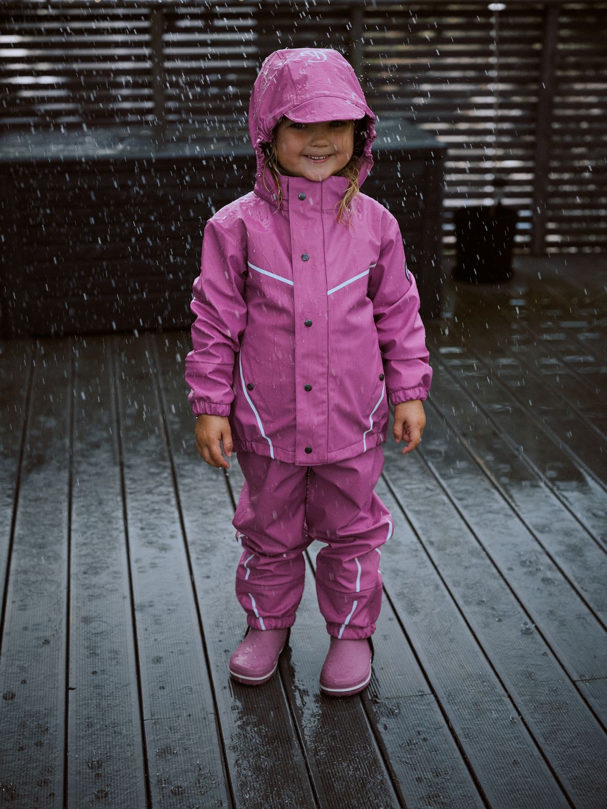 Gullkorn Slush Regntøysett Fransk Rosa
