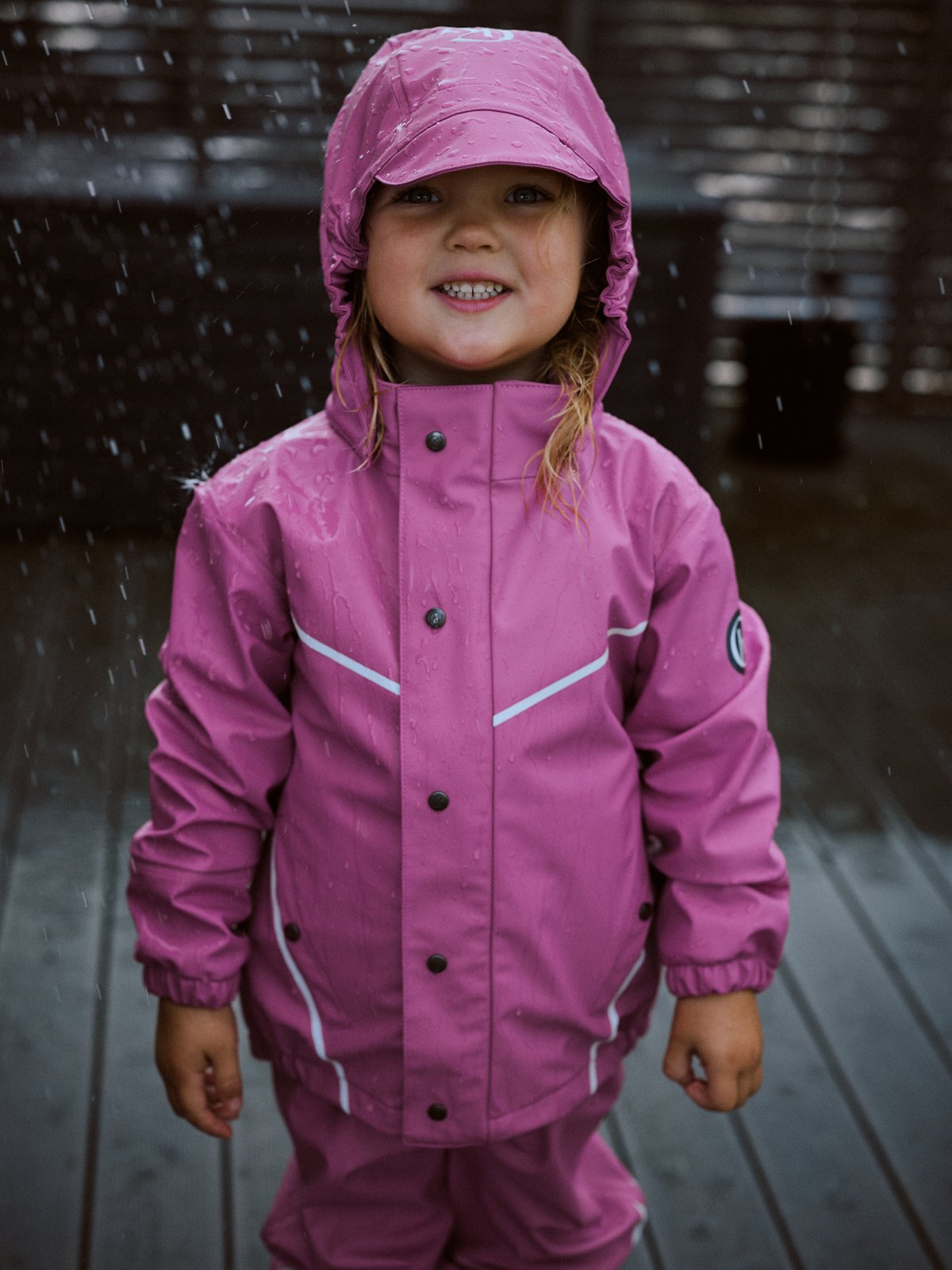 Gullkorn Slush Regntøysett Fransk Rosa