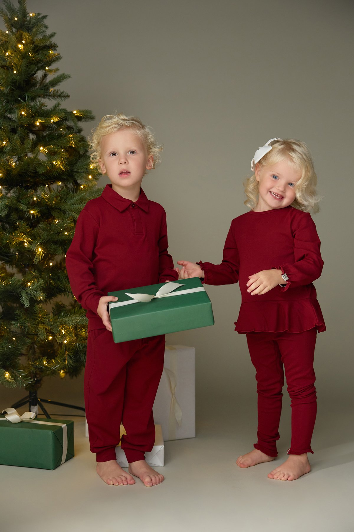 Gullkorn Eno Genser J Dyp Rød