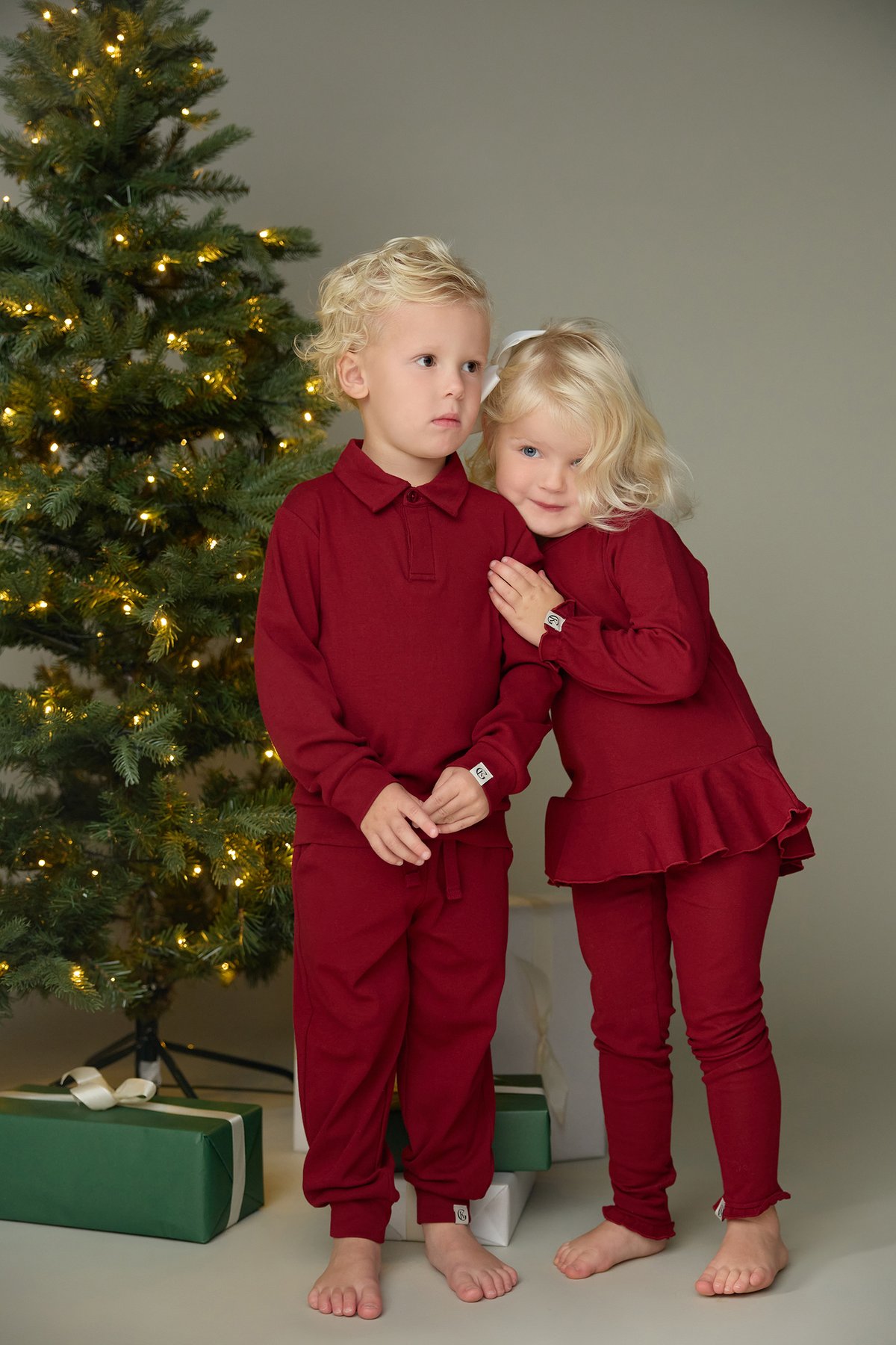 Gullkorn Eno Genser J Dyp Rød