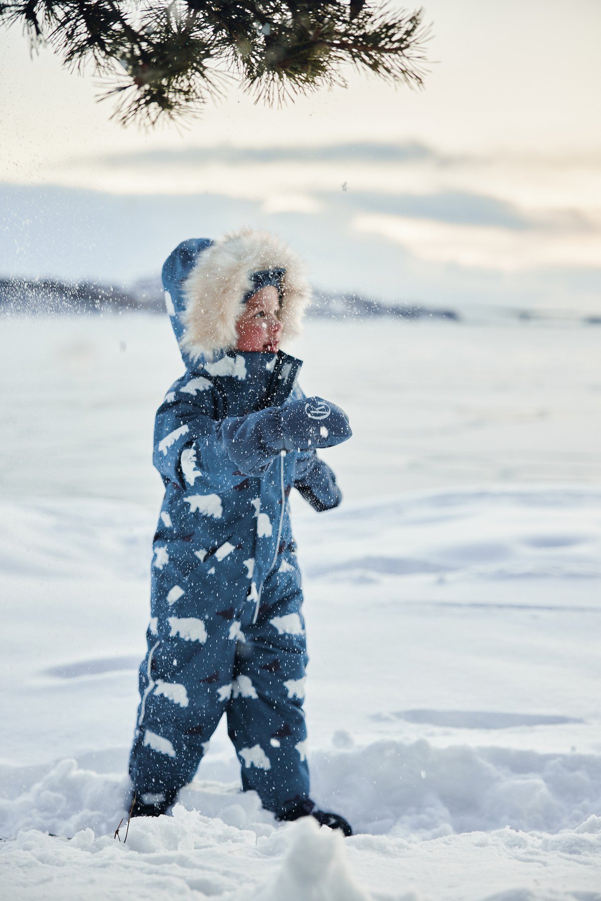 Gullkorn Salt Vinterdress LTD Denimblå (P)