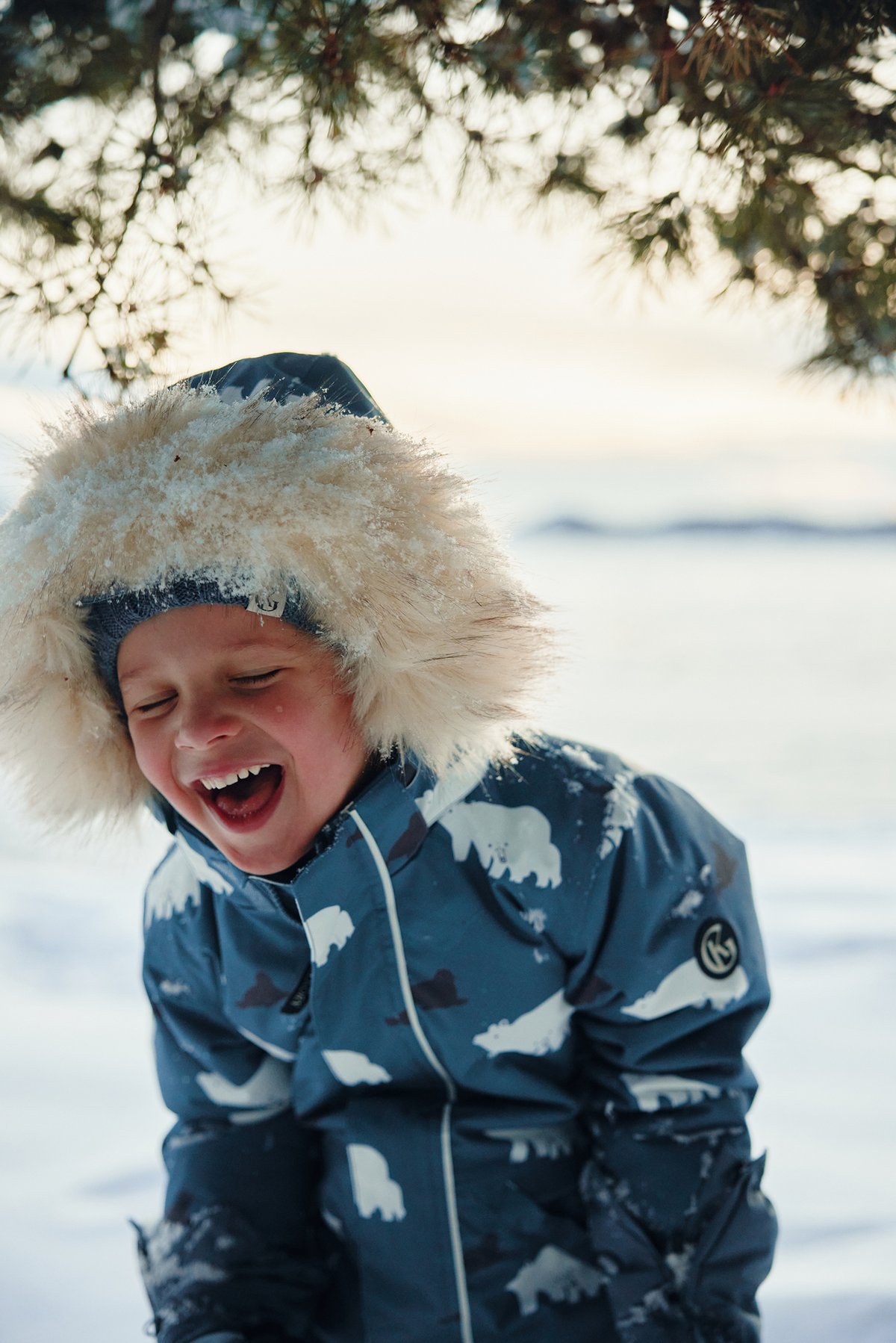 Gullkorn Salt Vinterdress LTD Denimblå (P)