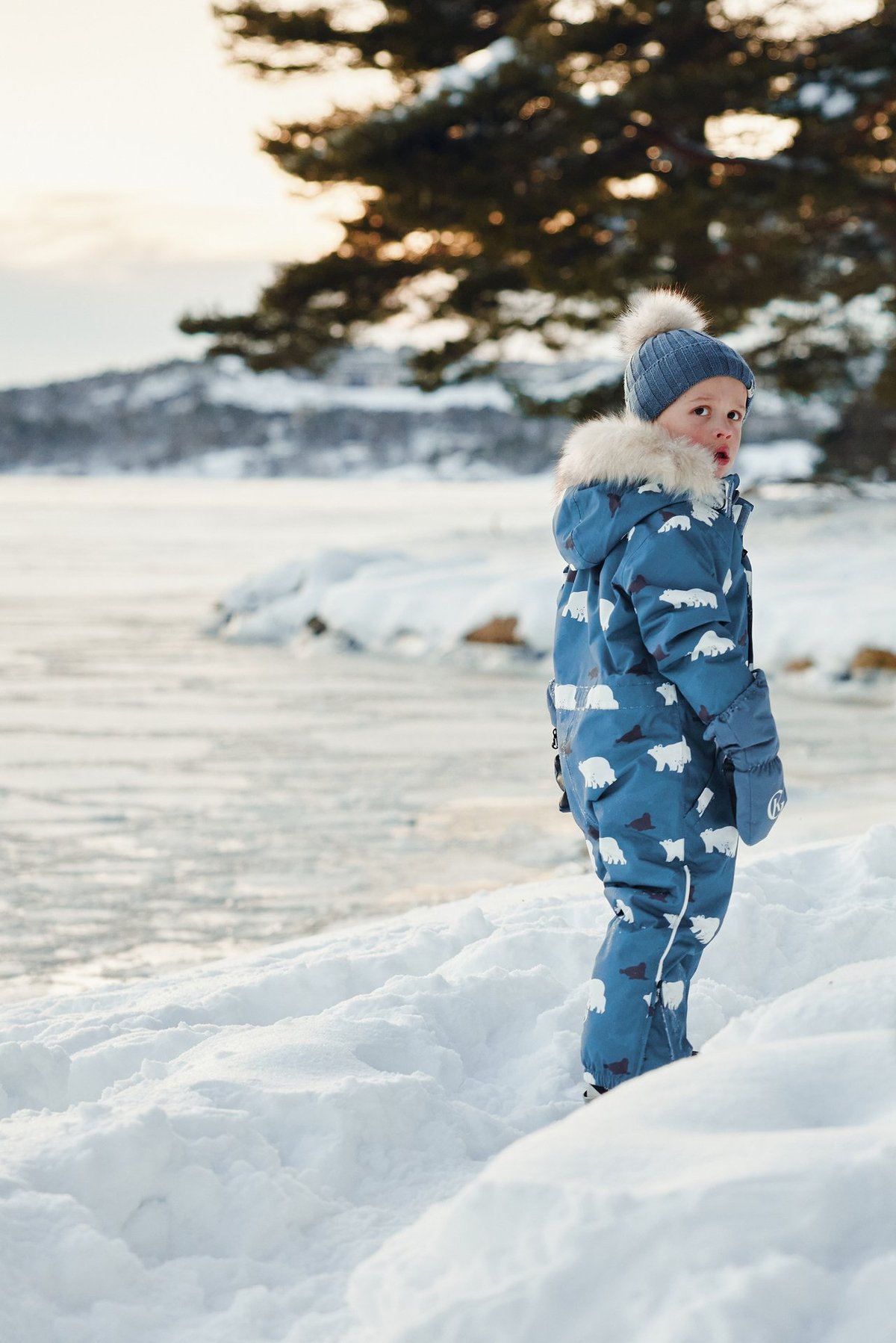 Gullkorn Salt Vinterdress LTD Denimblå (P)