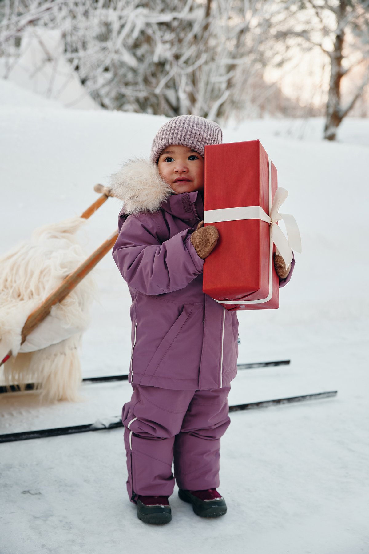 Gullkorn Salt Vinterjakke Bærlilla