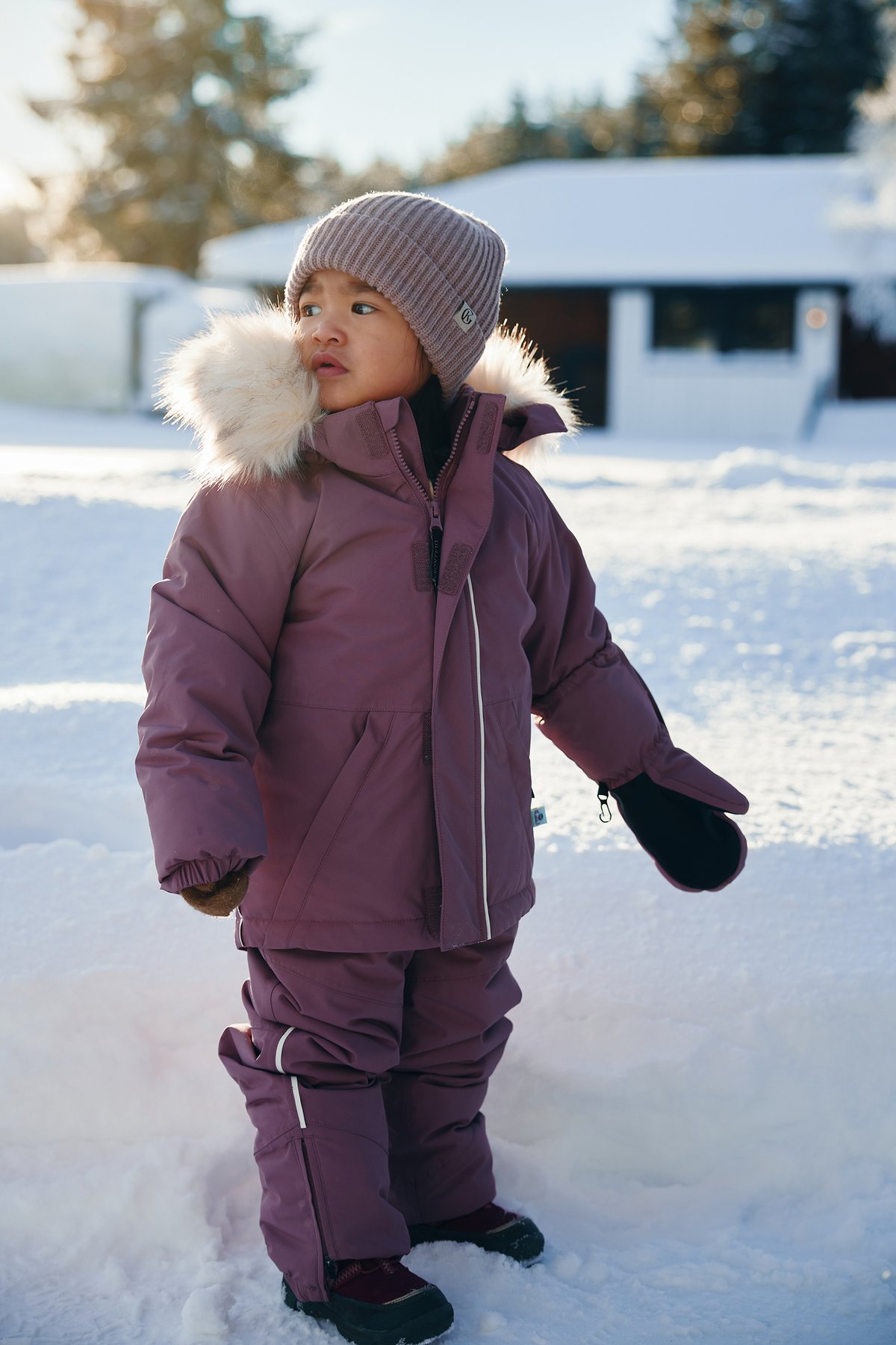 Gullkorn Salt Vinterjakke Bærlilla