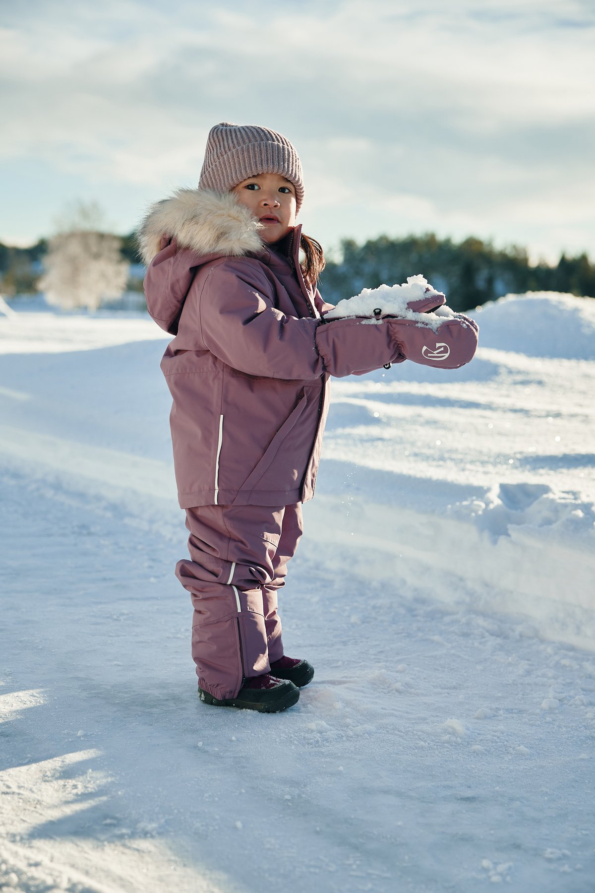 Gullkorn Salt Vinterjakke Bærlilla