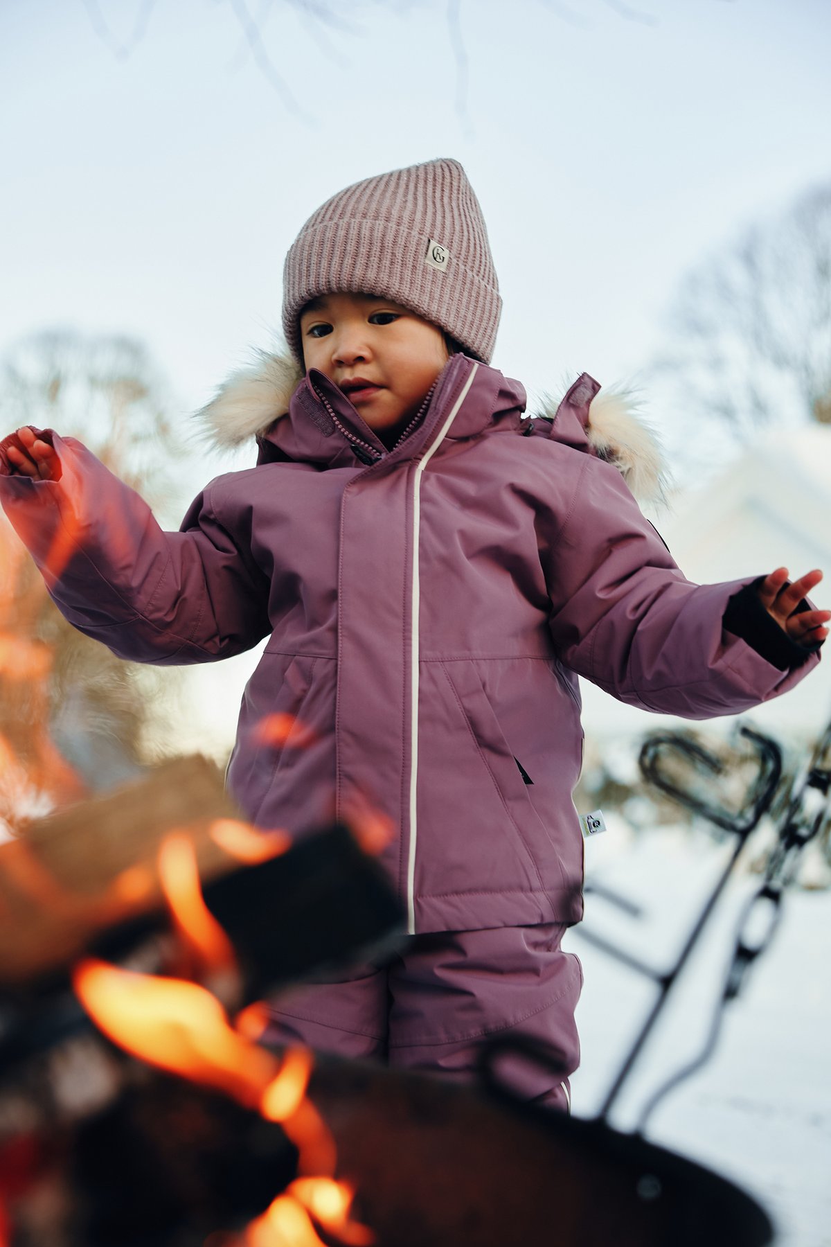Gullkorn Salt Vinterjakke Bærlilla