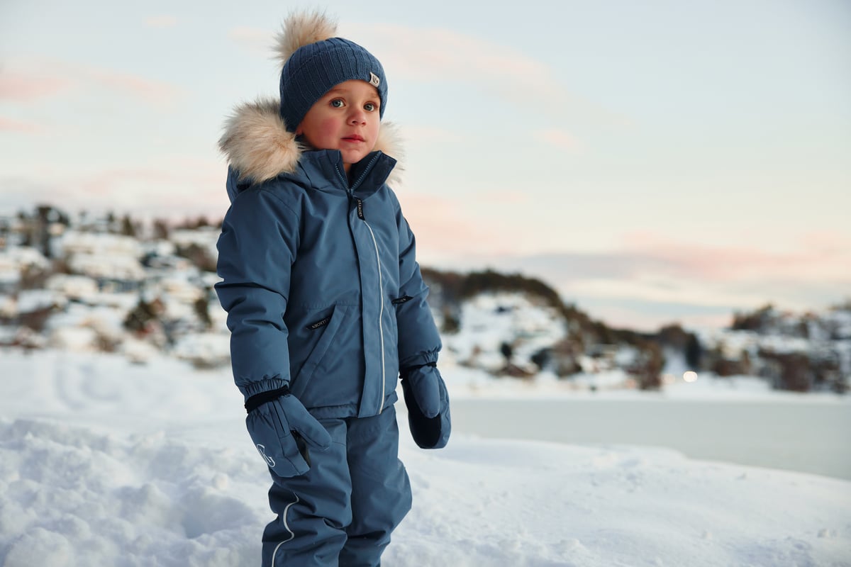 Gullkorn Salt Vinterjakke Denimblå