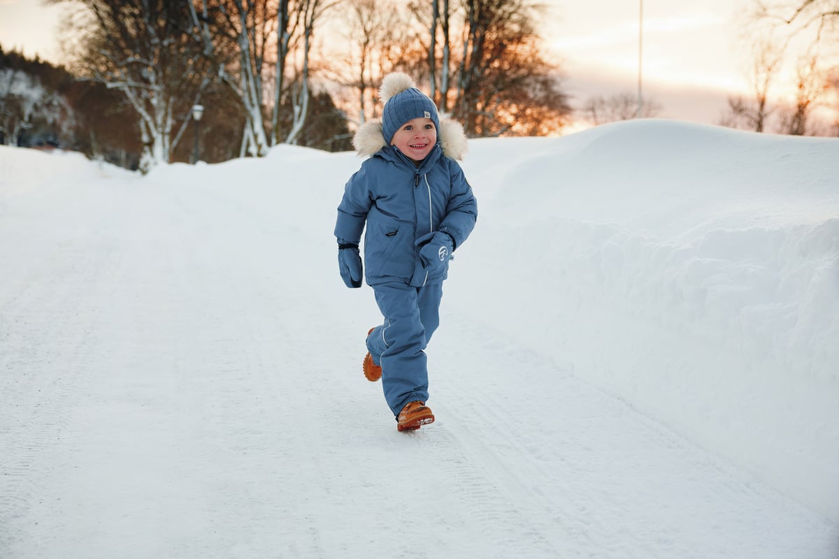 Gullkorn Salt Vinterjakke Denimblå