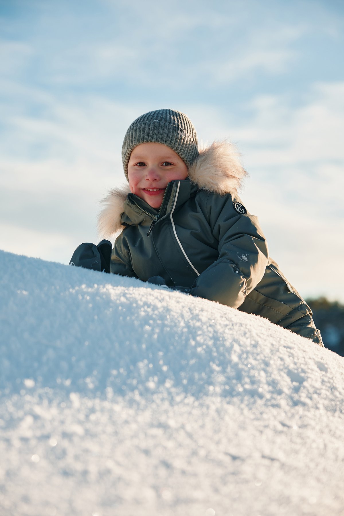 Gullkorn Salt Vinterjakke Matt Grønn