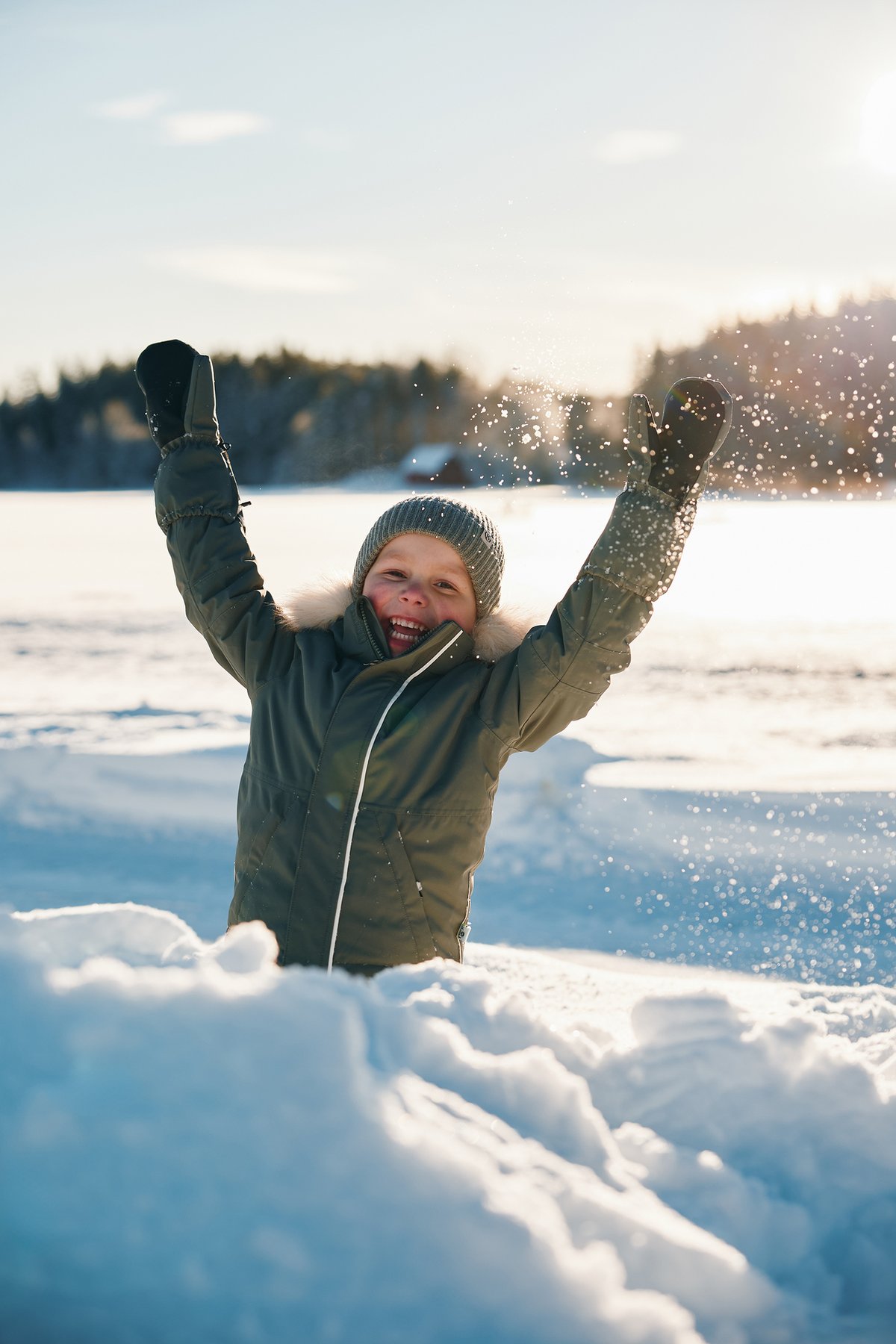 Gullkorn Salt Vinterjakke Matt Grønn