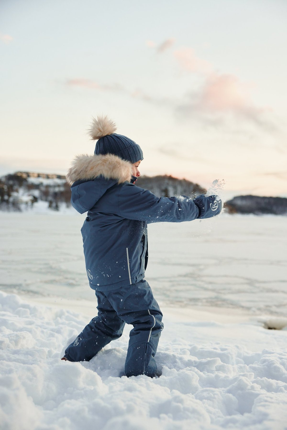 Gullkorn Salt Vott Denimblå