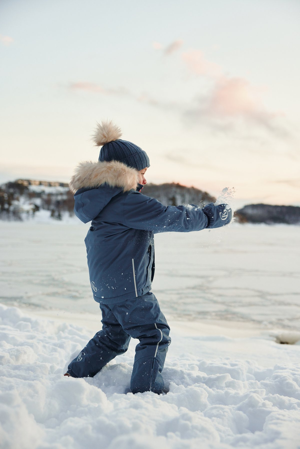 Gullkorn Salt Vott Denimblå