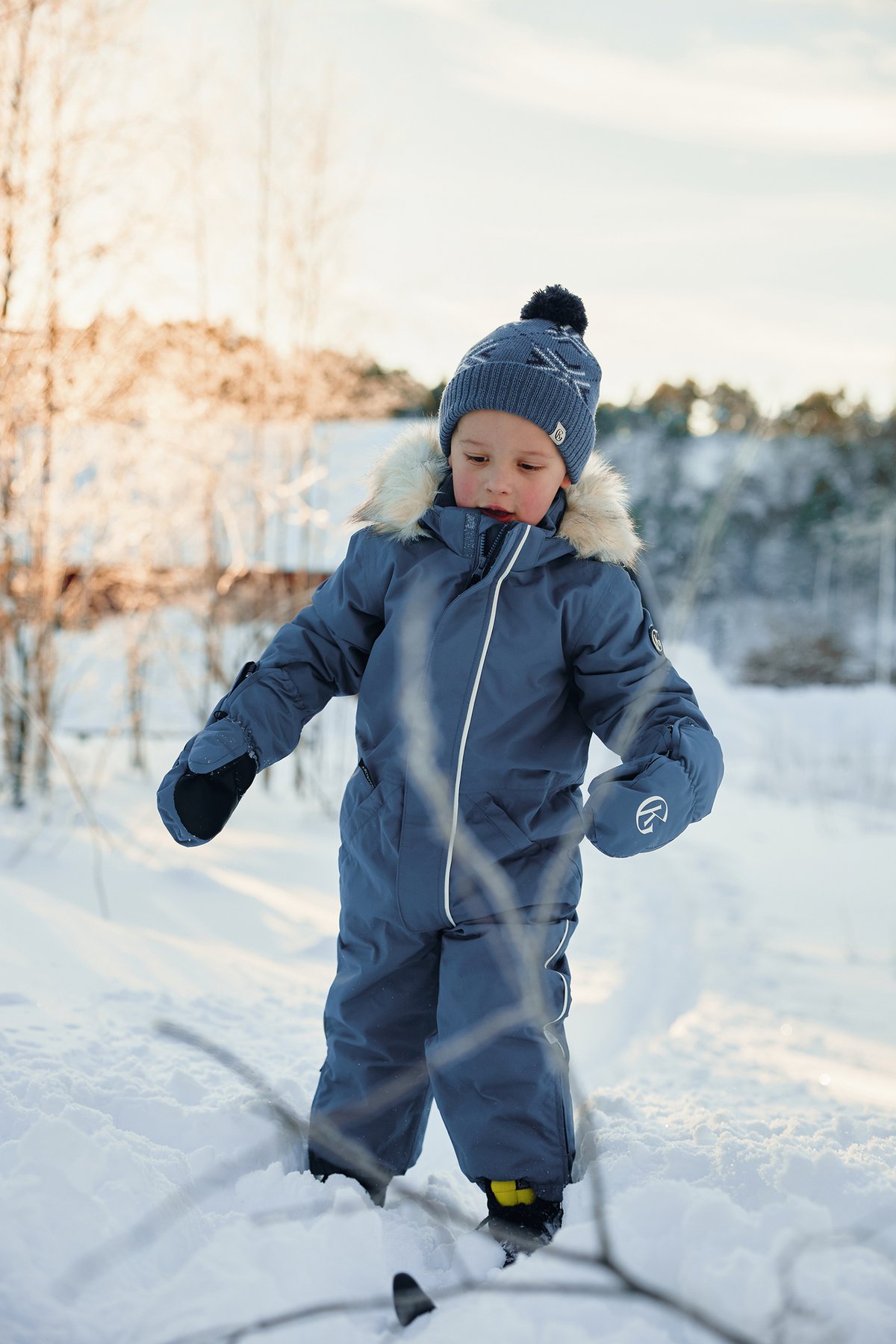 Gullkorn Salt Vott Denimblå