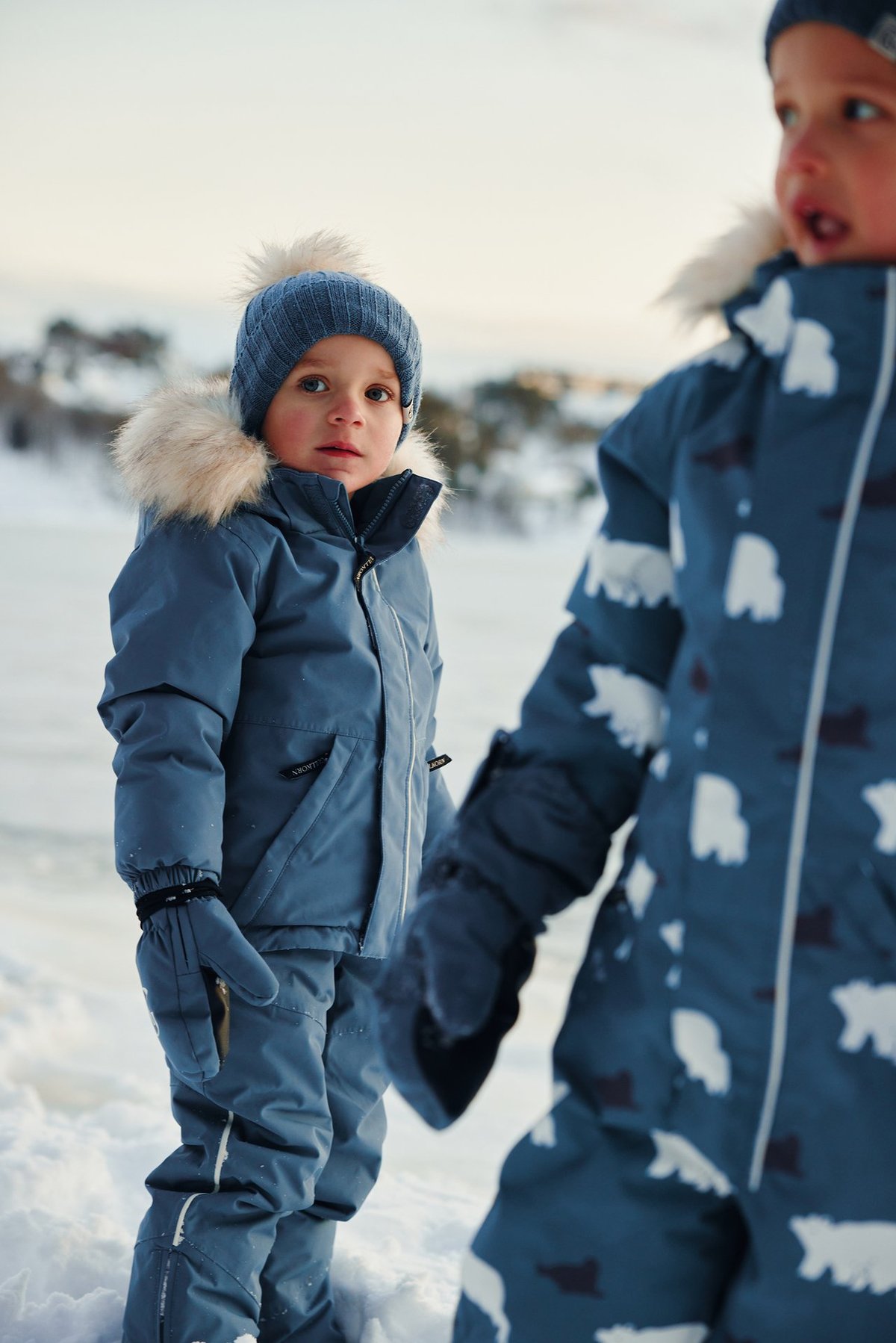 Gullkorn Salt Vott Denimblå