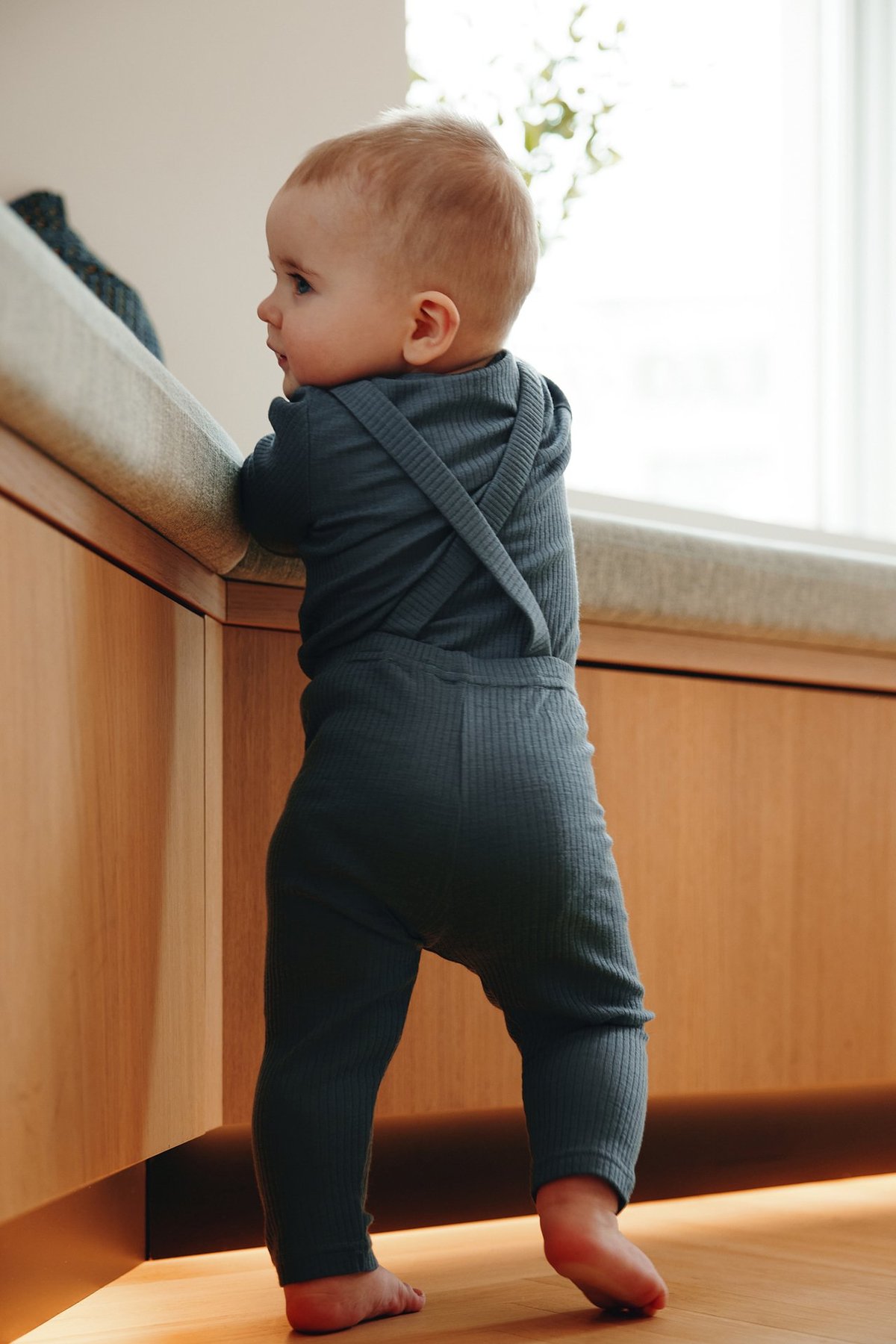 Gullkorn Chalk Ullbody Denimblå