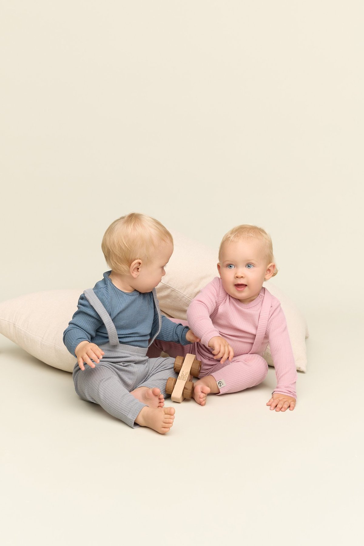 Gullkorn Chalk Ullbody Denimblå