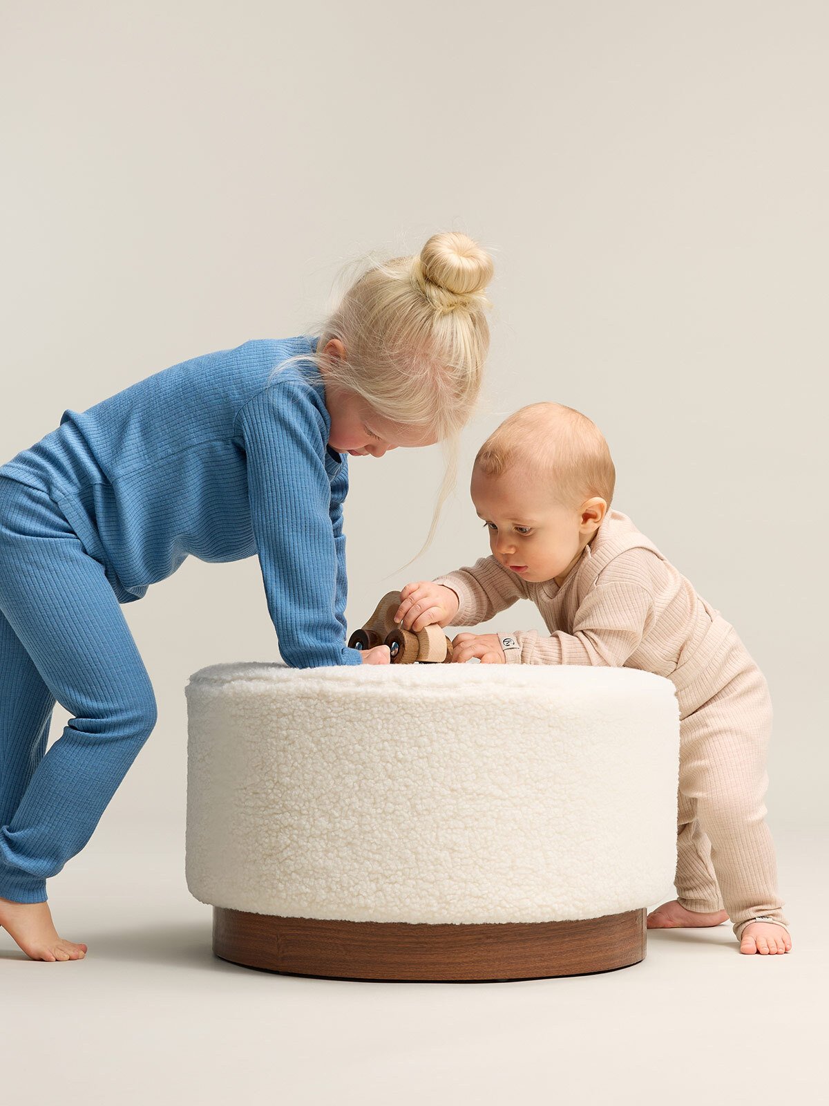 Gullkorn Chalk Ulltrøye Tåkeblå