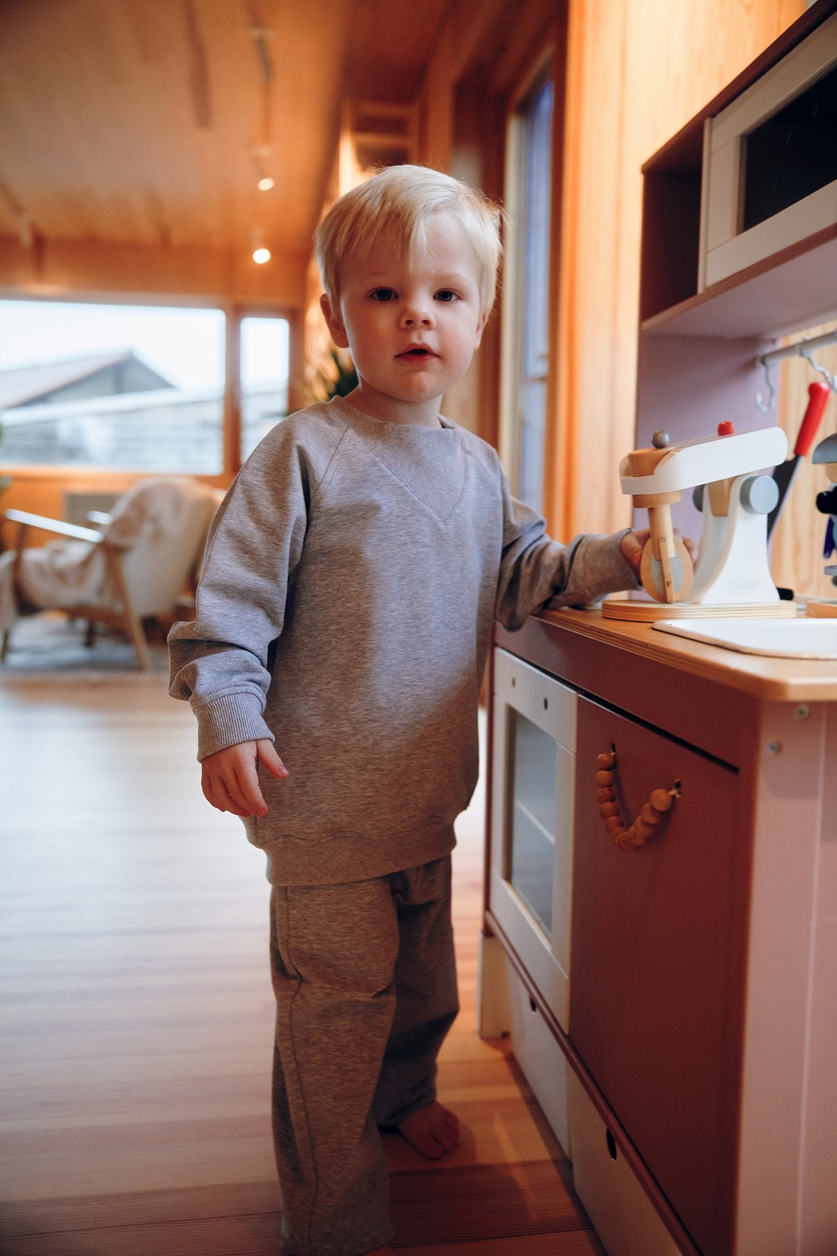 Gullkorn Kromit Sett Gråmelert