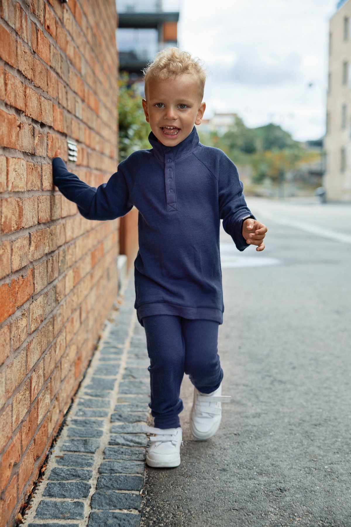 Gullkorn Amfis Longs Marineblå