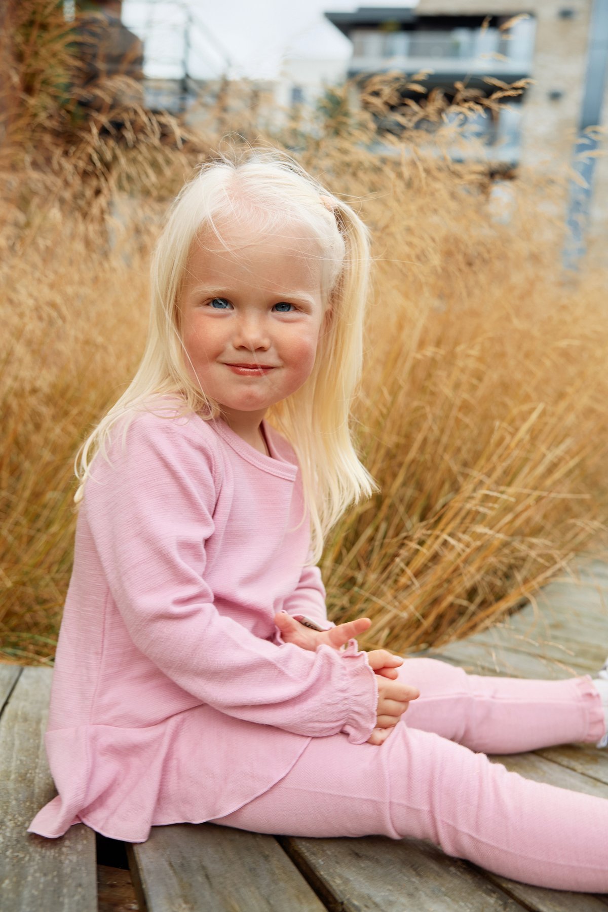 Gullkorn Amfis Frilled Pant LillaRosa