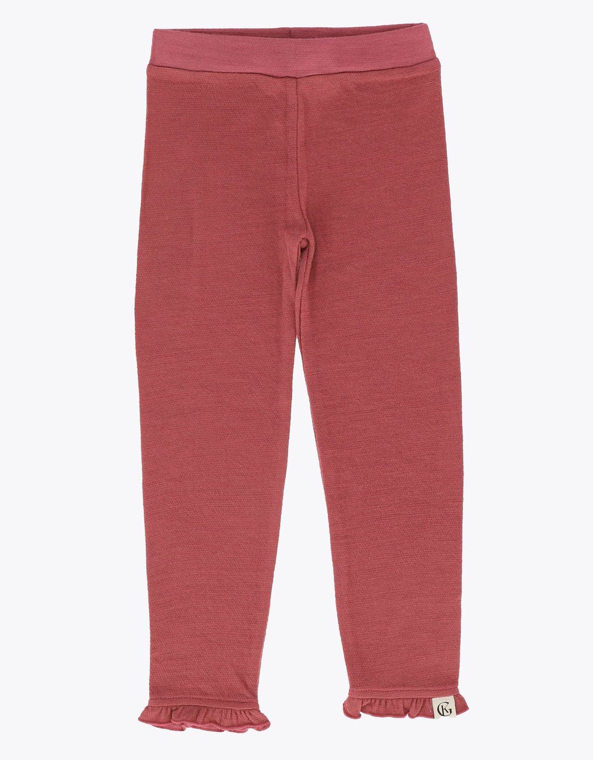 Gullkorn Amfis Frilled Pant Mørk Rosa