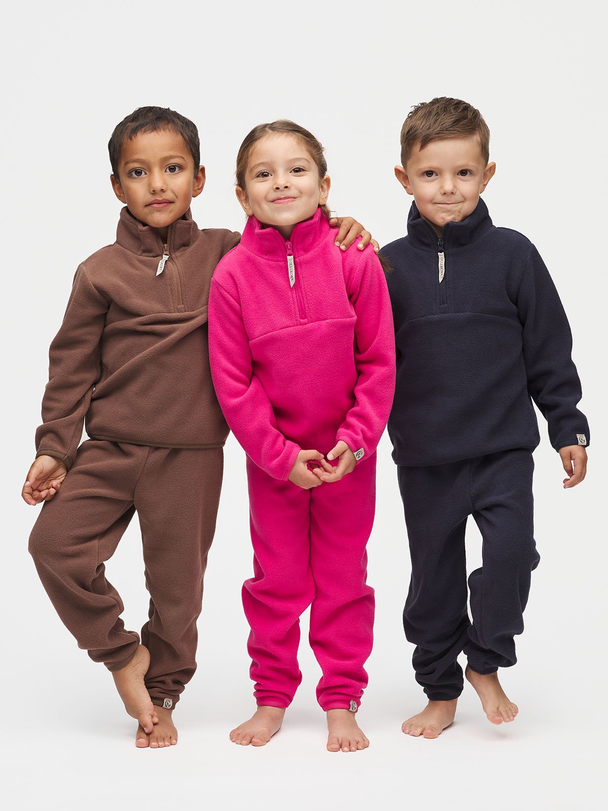 Gullkorn Berg Fleece Set Flamingo