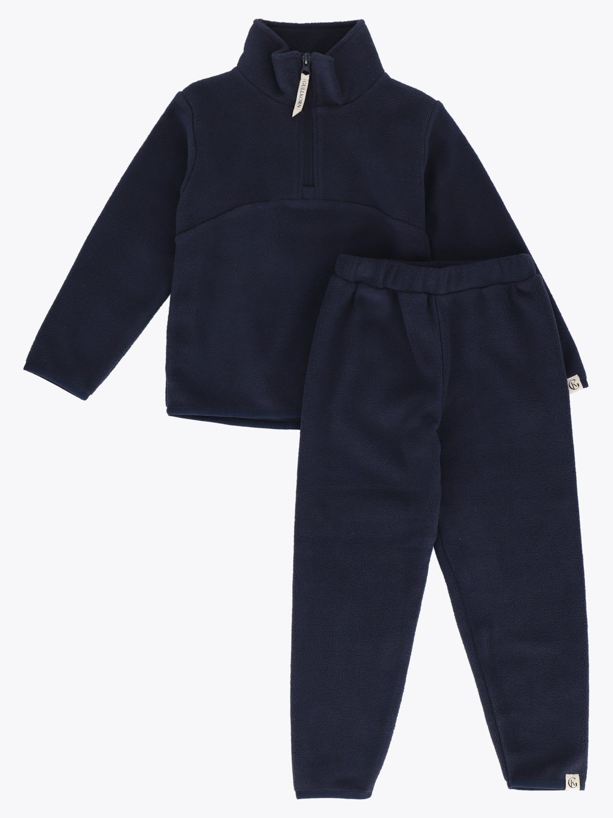 Gullkorn Berg Fleece Set Mørk Blå