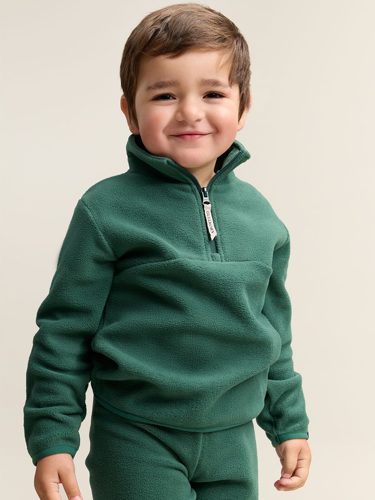 Gullkorn Berg Fleece Set Tåkegrønn