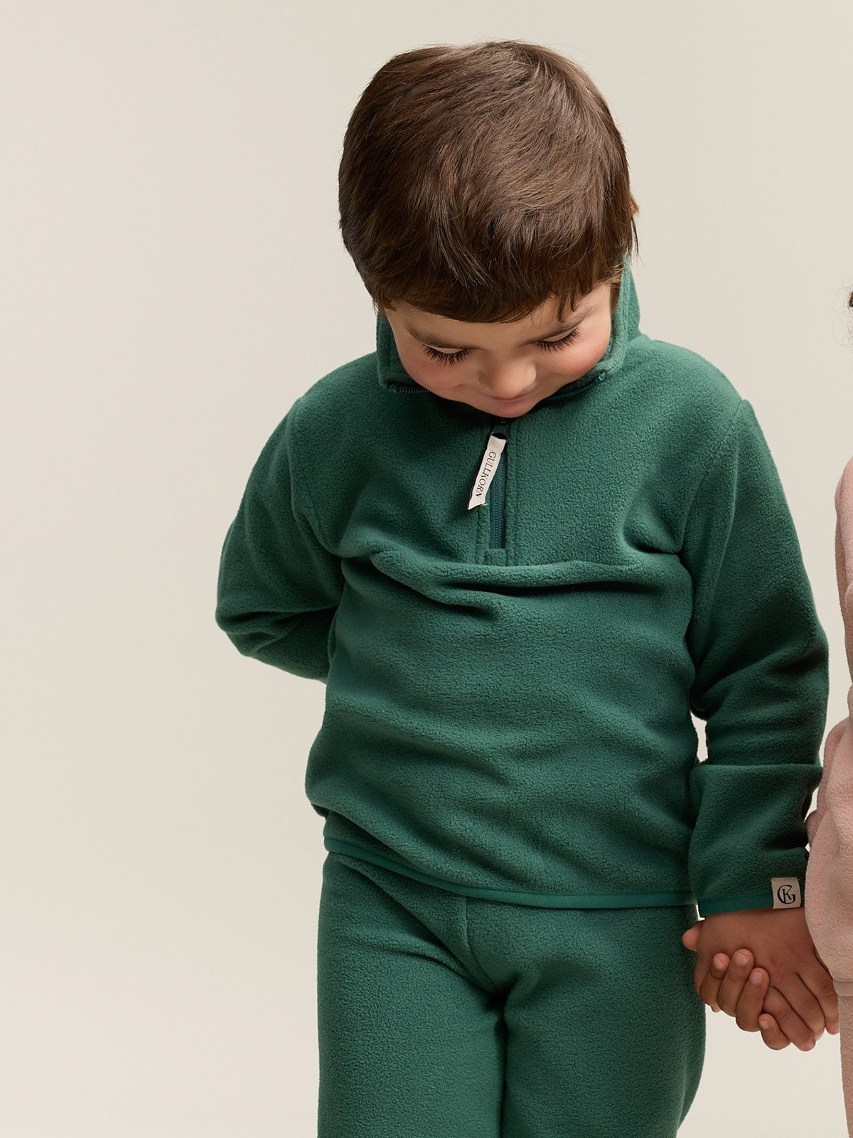 Gullkorn Berg Fleece Set Tåkegrønn