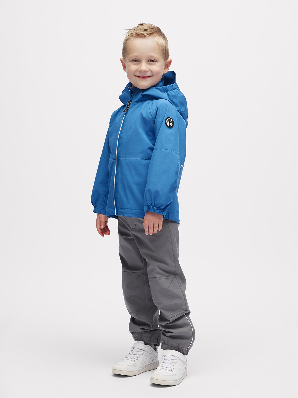 Gullkorn Skarn Skalljakke Blå