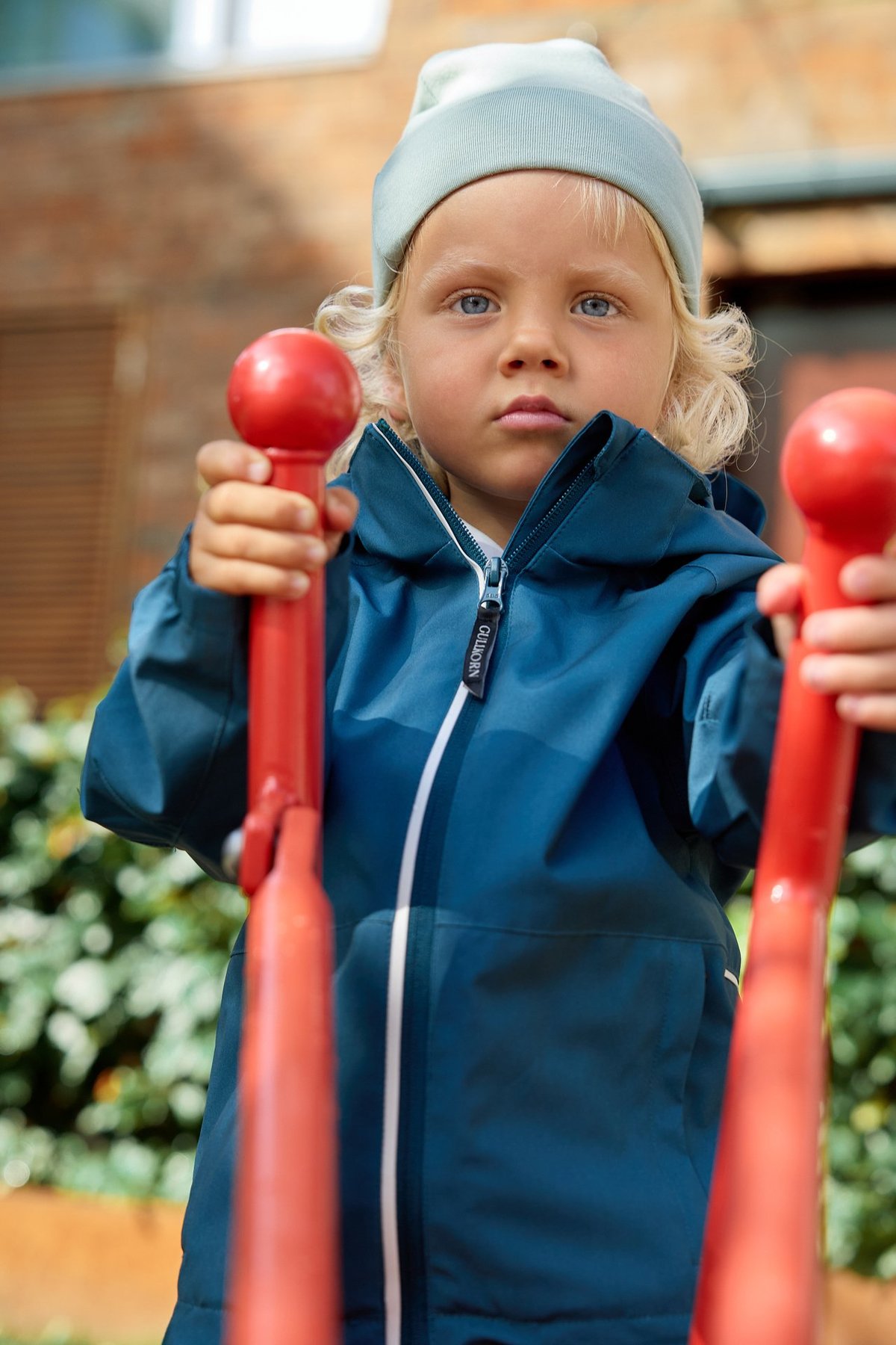 Gullkorn Skarn Skalljakke Blågrønn