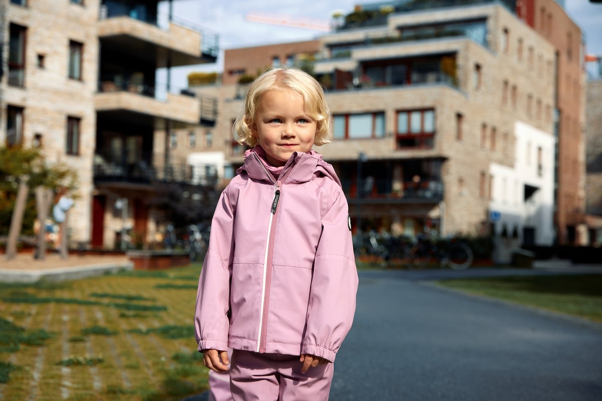 Gullkorn Skarn Skalljakke Mørk Rosa