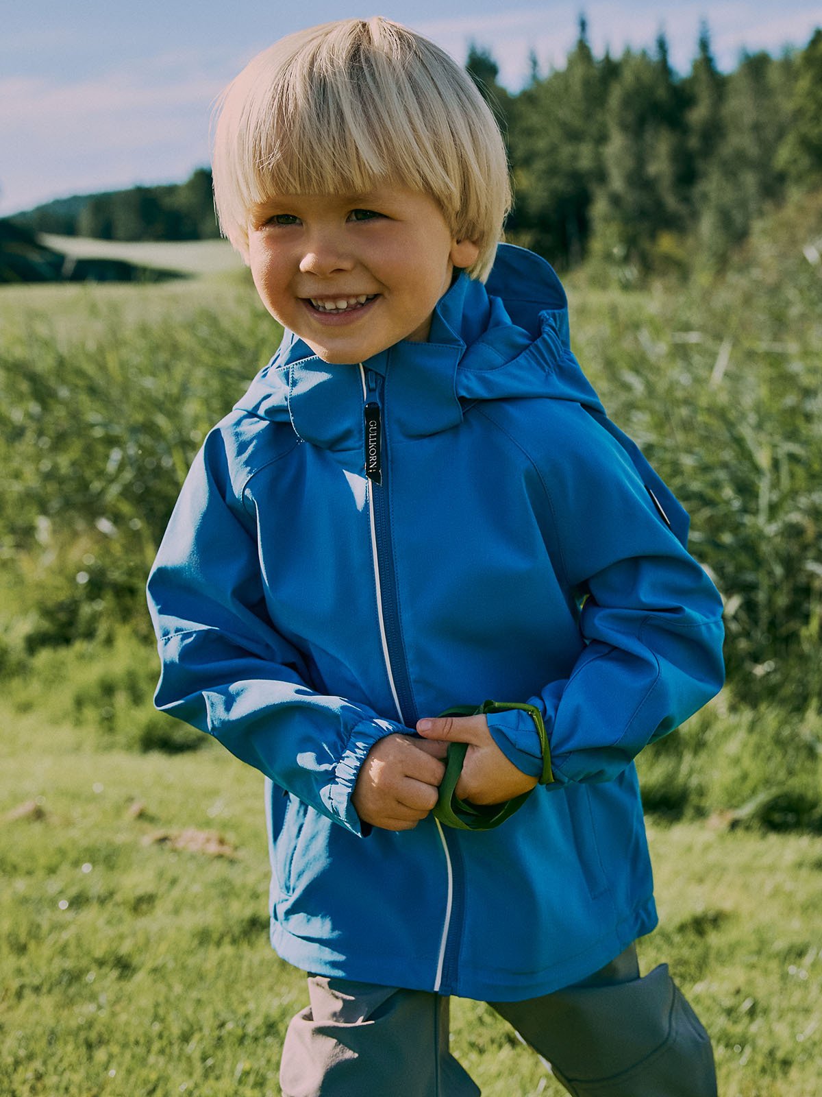 Gullkorn Skarn Skallbukse Stålgrå