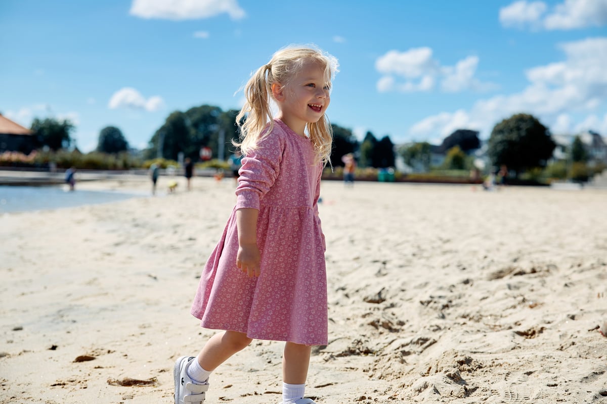 Gullkorn Villvette Kjole Dus Rosa (P)