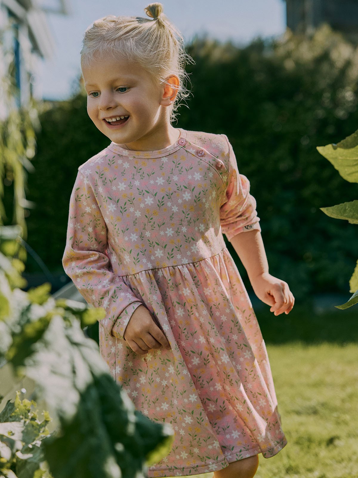 Gullkorn Villvette Kjole Grårosa (P)