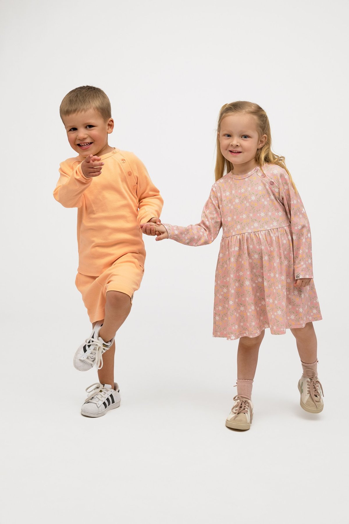 Gullkorn Villvette Kjole Grårosa (P)