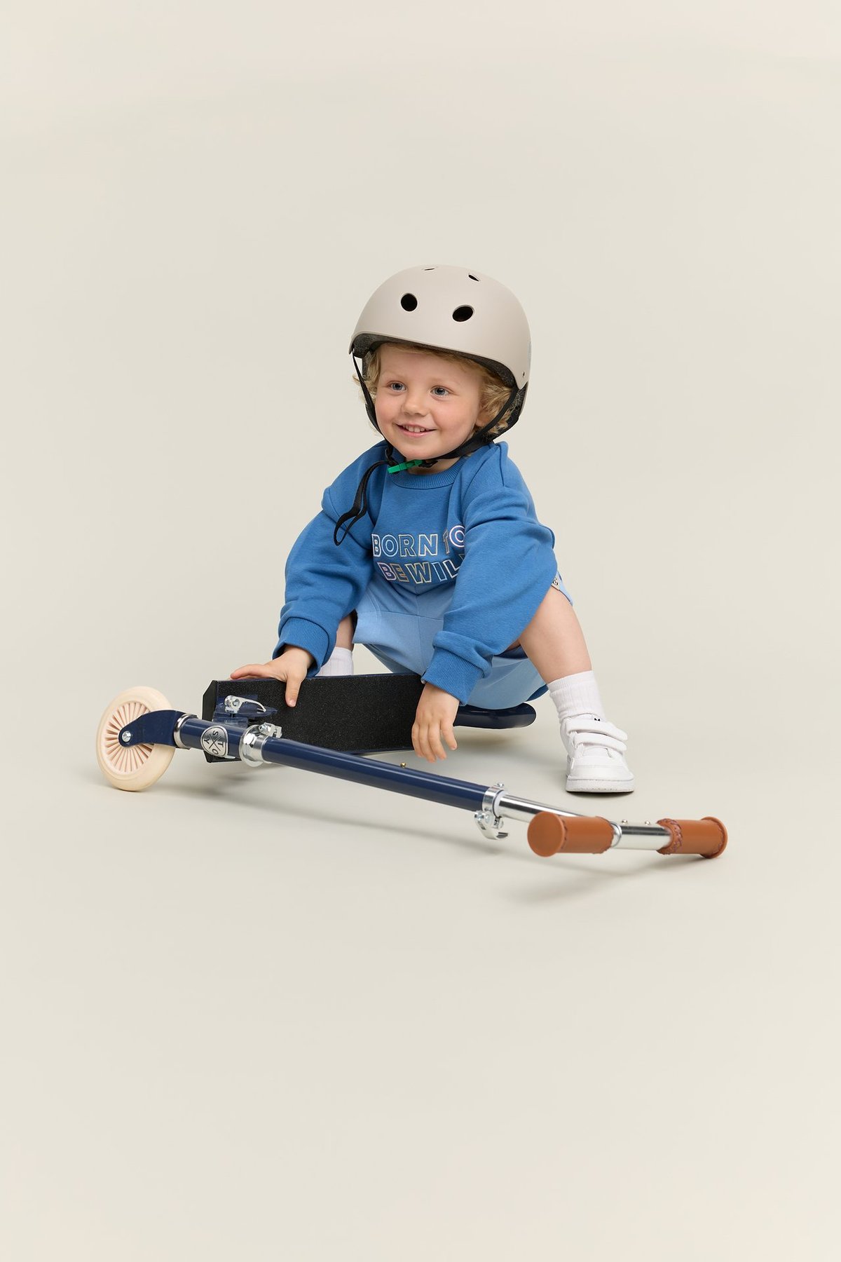 Gullkorn Born To Be Wild Genser Stålblå