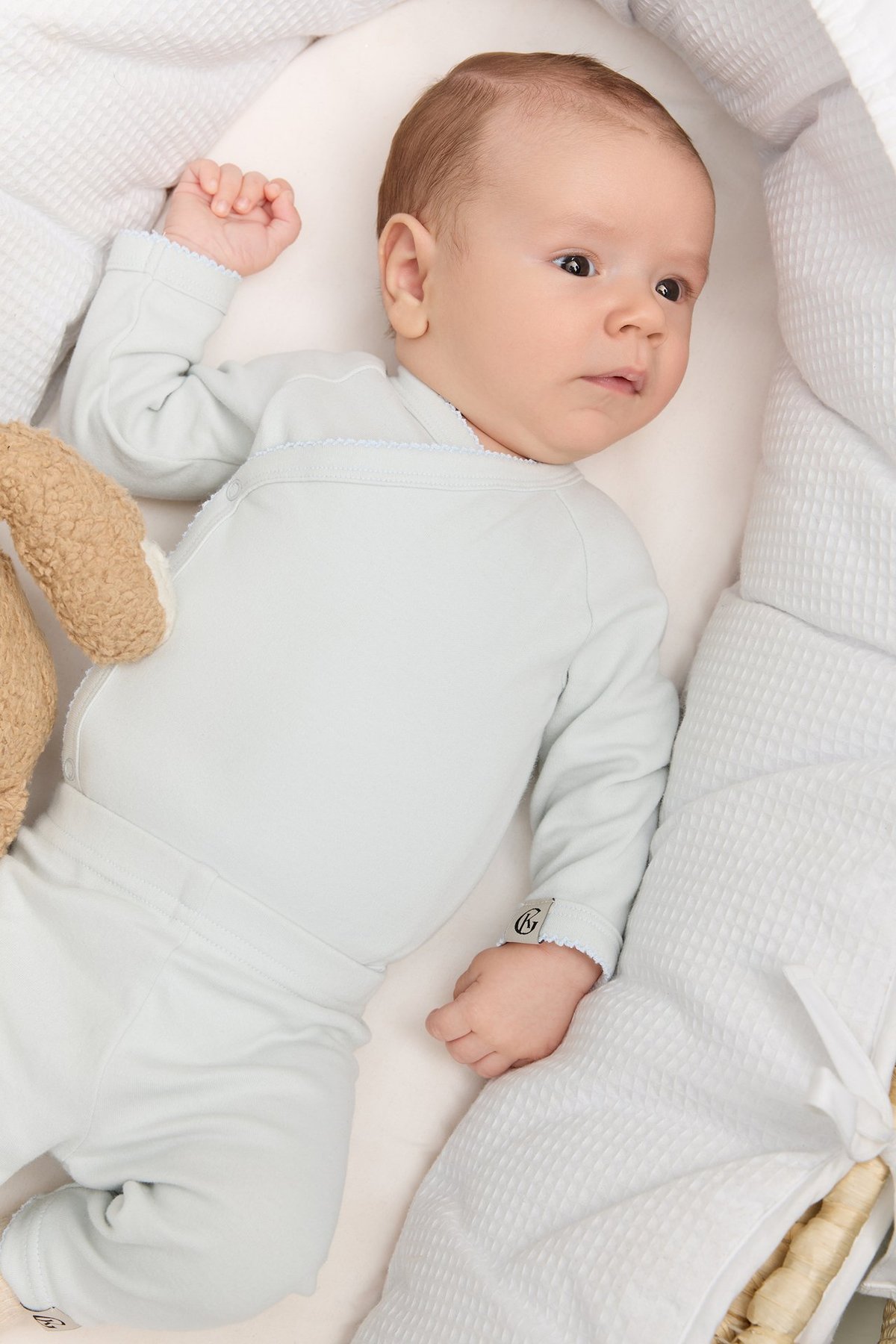 Gullkorn Vakke Babybukse Blå Dis