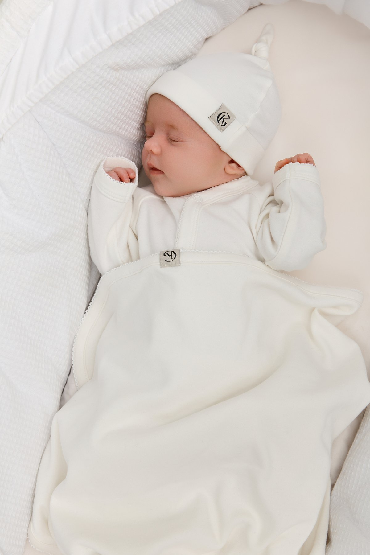 Gullkorn Vakke Babydress Krem