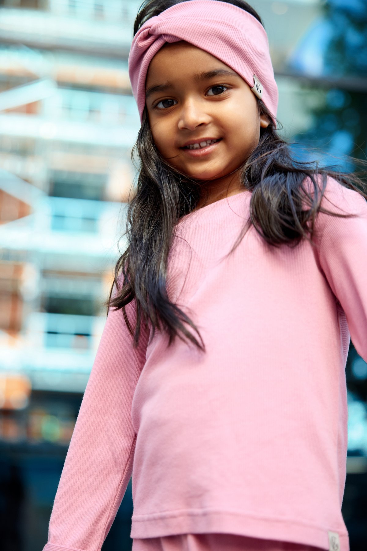 Gullkorn Mellil Headband Dus Rosa