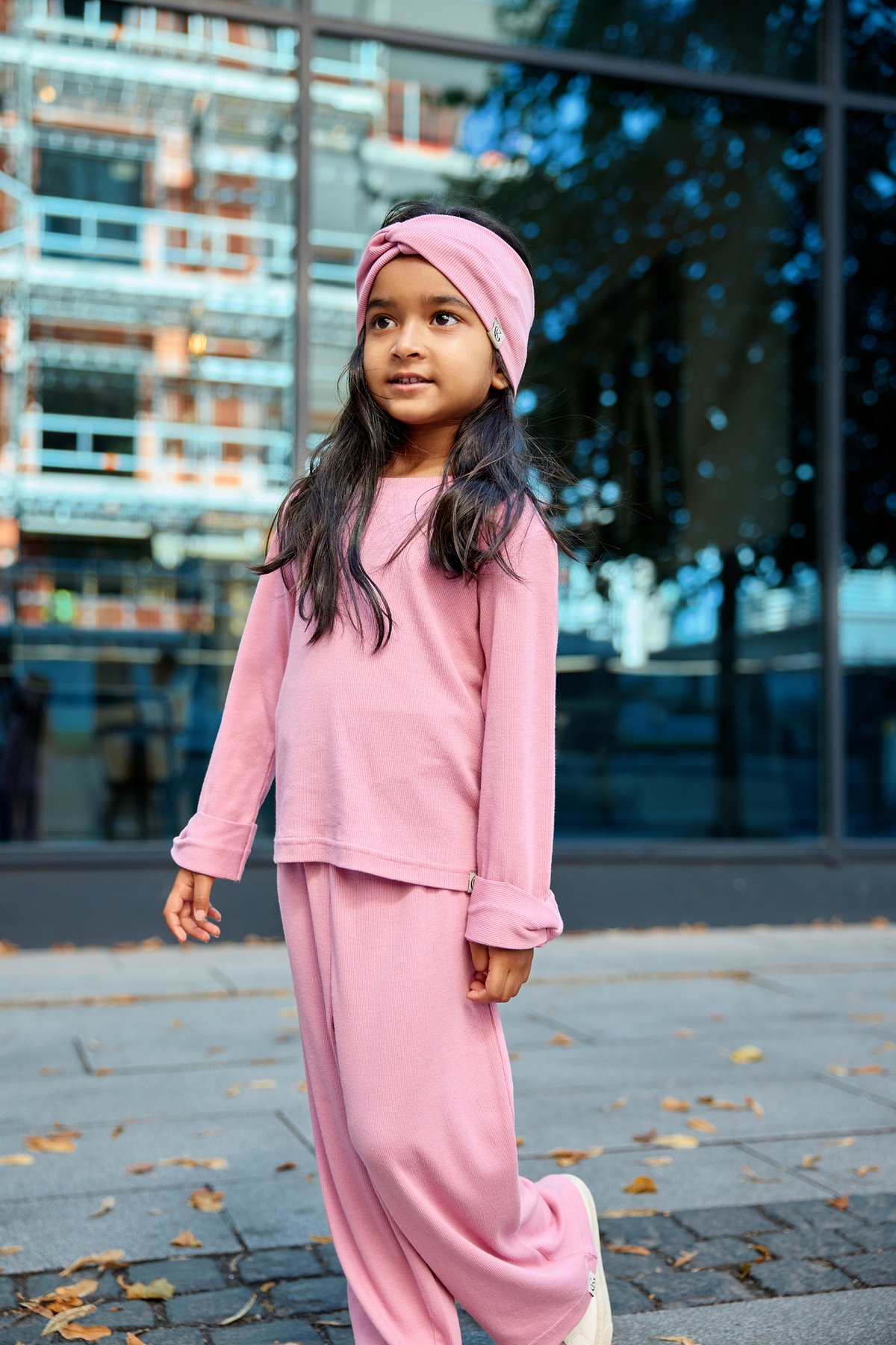 Gullkorn Mellil Headband Dus Rosa