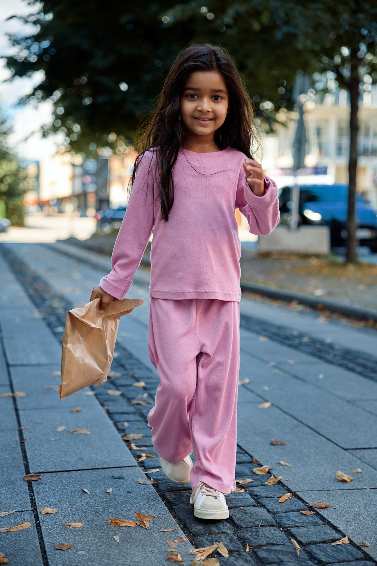 Gullkorn Melil Genser Dus Rosa