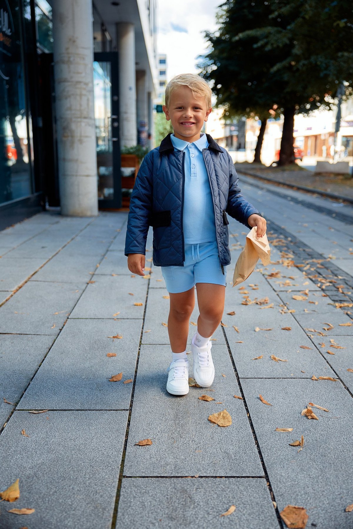 Gullkorn Prehn Shorts Himmelblå