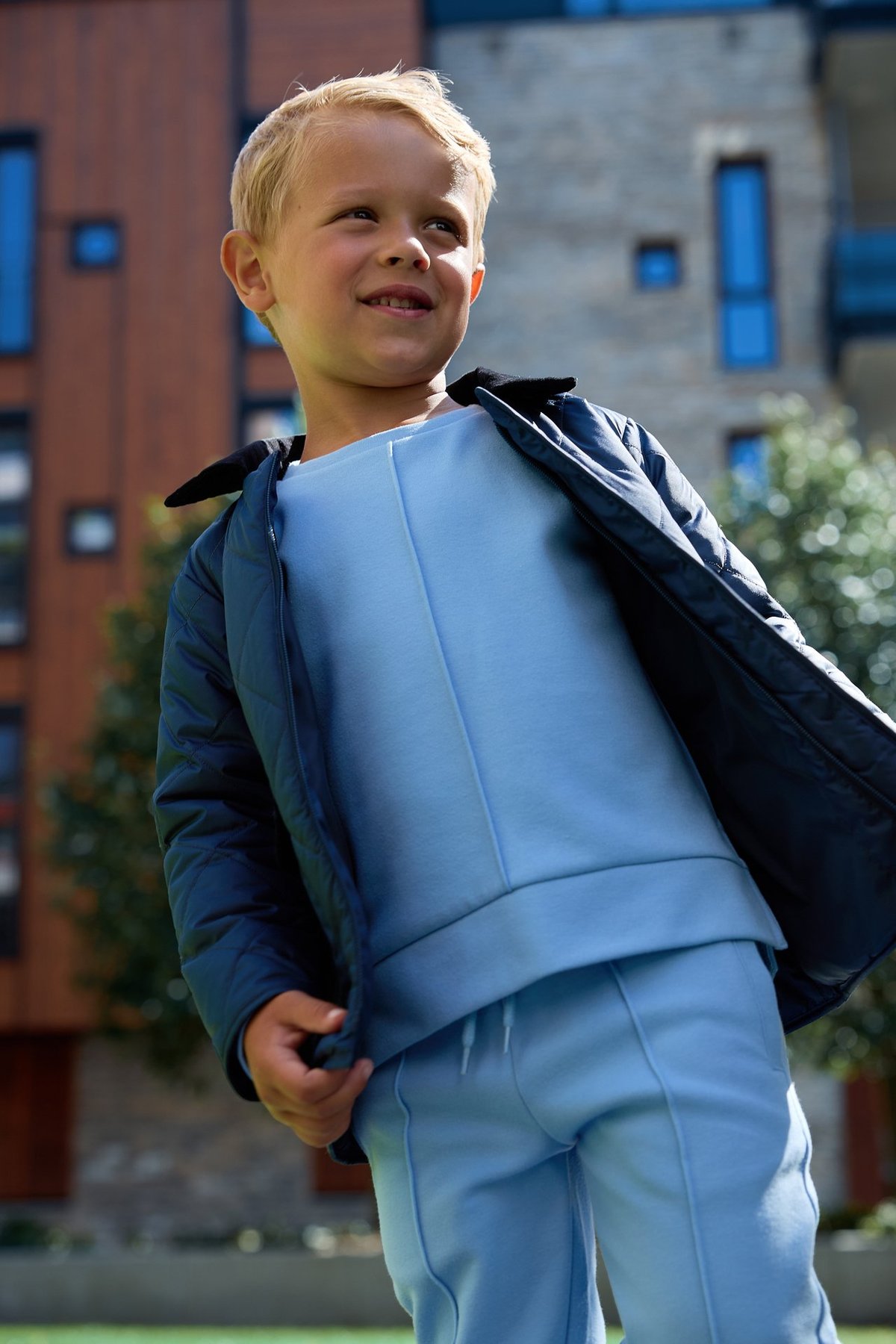 Gullkorn Bruc Jakke Marine